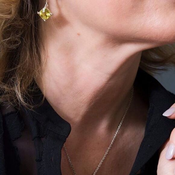 Sara Blaine/eSBe Royal Citrine Earrings - NWT - Picture 2 of 6